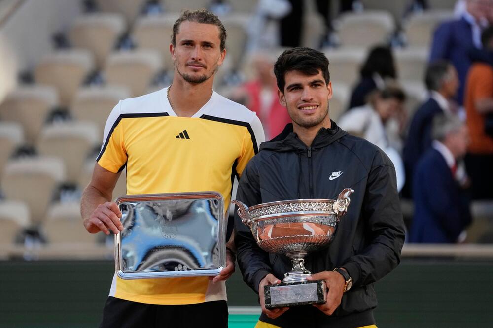 Alexander Zverev und Carlos Alcaraz