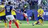 Kylian Mbappé trifft zum 1:0 für Frankreich.