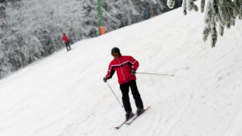 Schnee in Sachsen