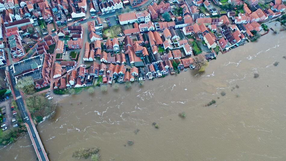 Hochwasser in Niedersachsen - Verden