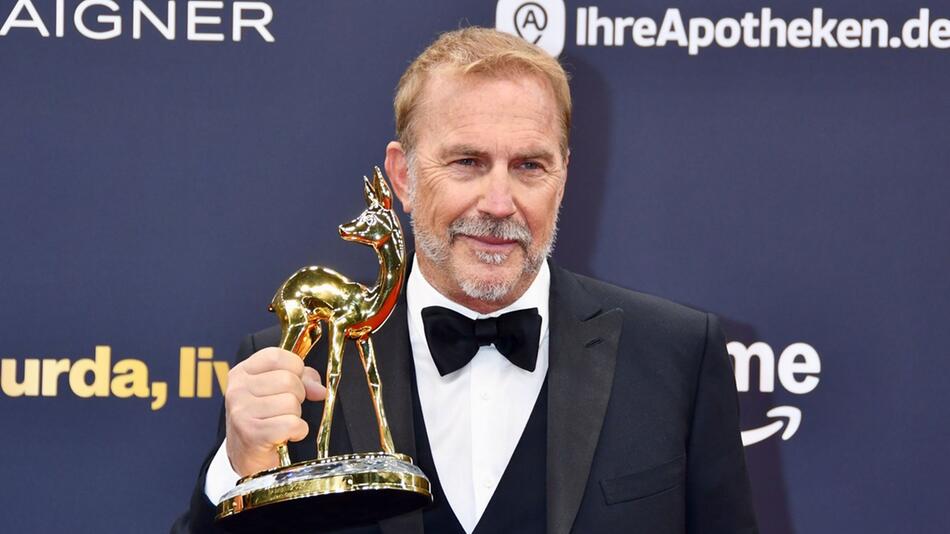 Reh statt Premiere: Kevin Costner wohnte der Bambi-Verleihung in München bei.