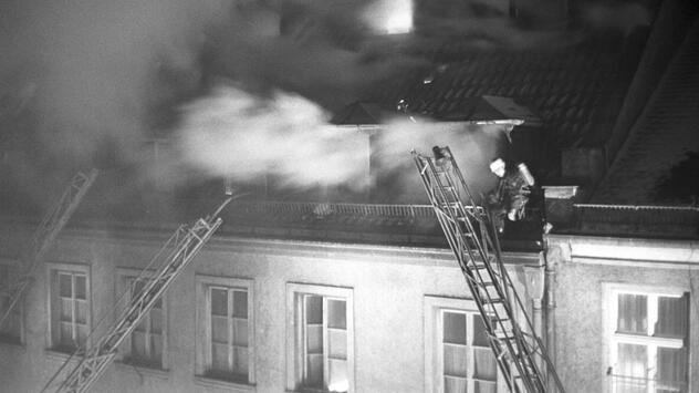 Grossfeuer im Alten- und Fremdenheim der israelischen Kultusgemeinde (IKG) in München am 13.02.1970