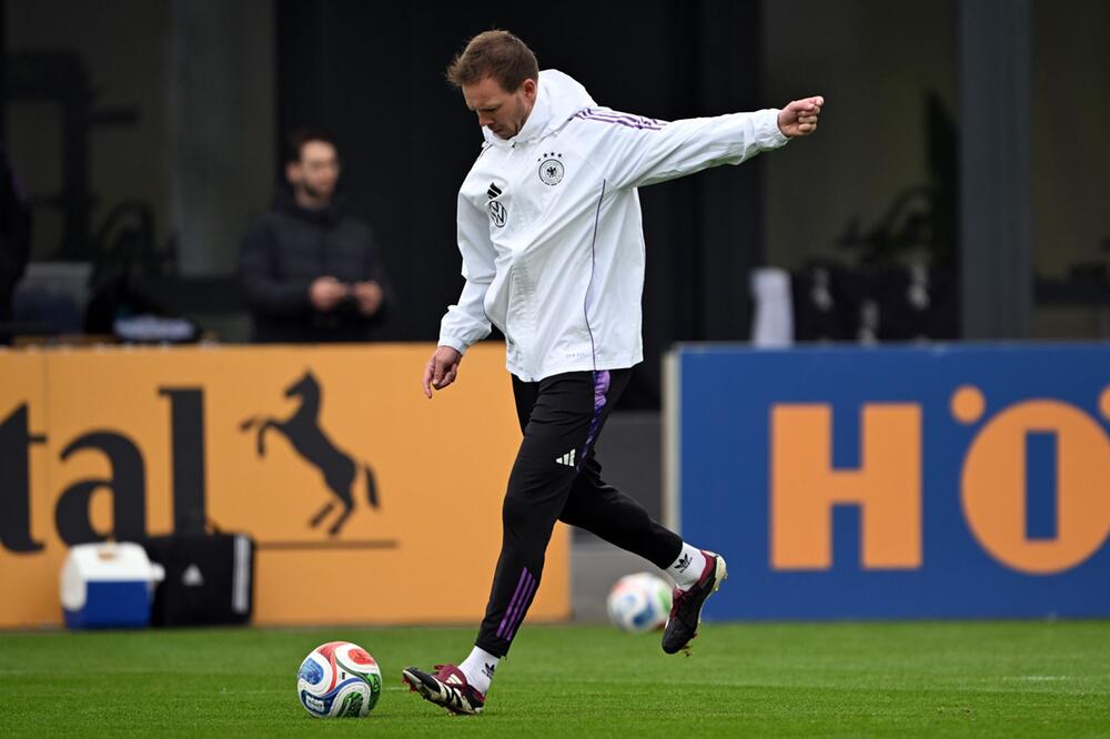 Training Fussball-Nationalmannschaft