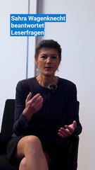 Sahra Wagenknecht Leserfragen