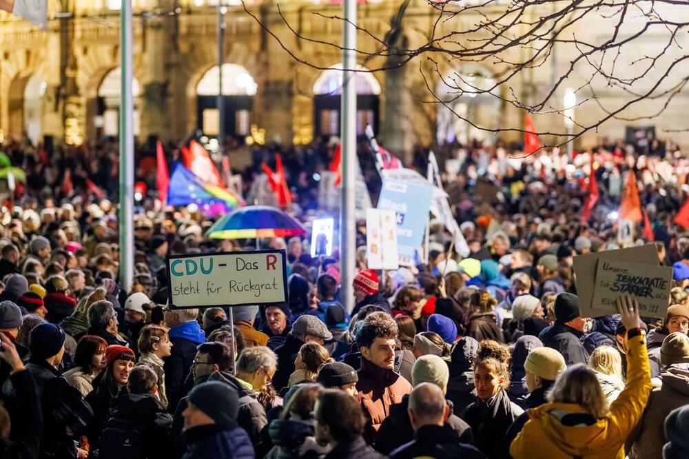 Demonstration zur Migrationspolitik – Freiburg