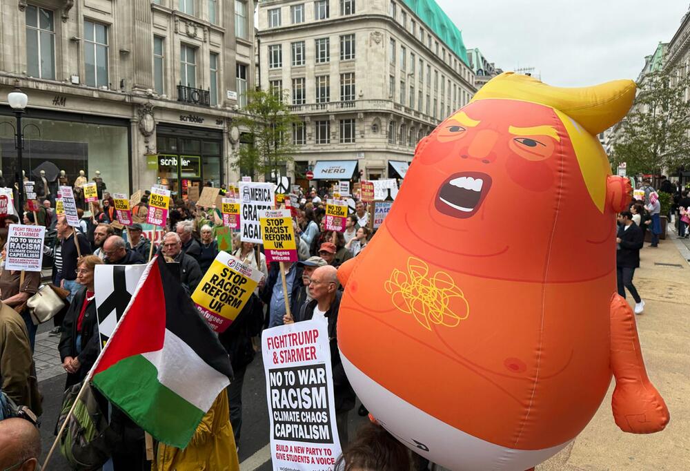 US-Präsident Trump besucht Grossbritannien
