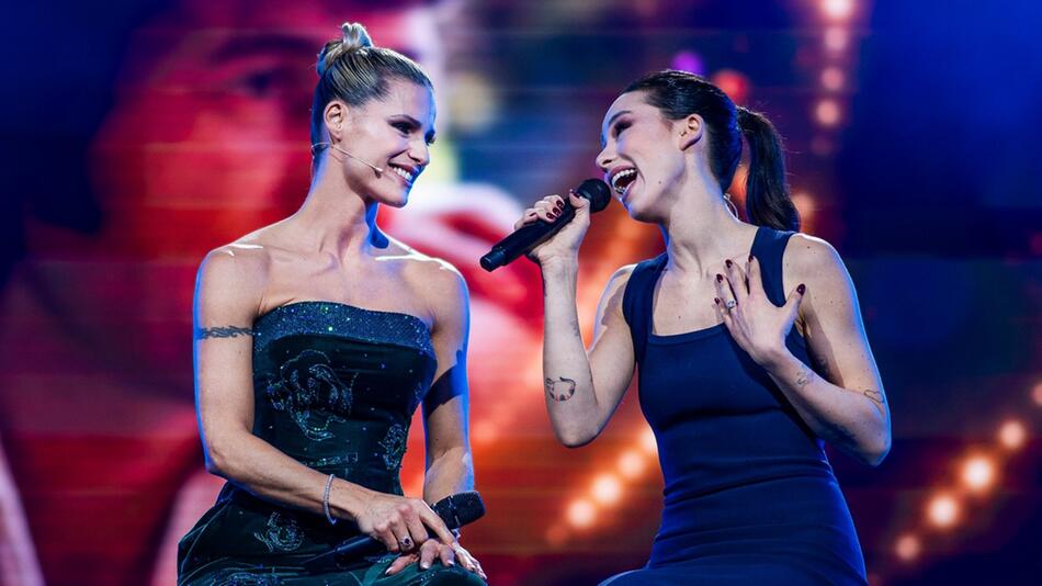 Michelle Hunziker und ihre Tochter Aurora Ramazzotti treten zusammen bei der TV-Show "Udo ...