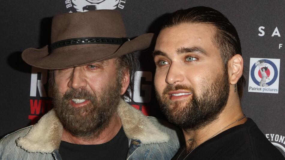 Nicolas Cage und sein Sohn Weston auf einem Event im Jahr 2019.