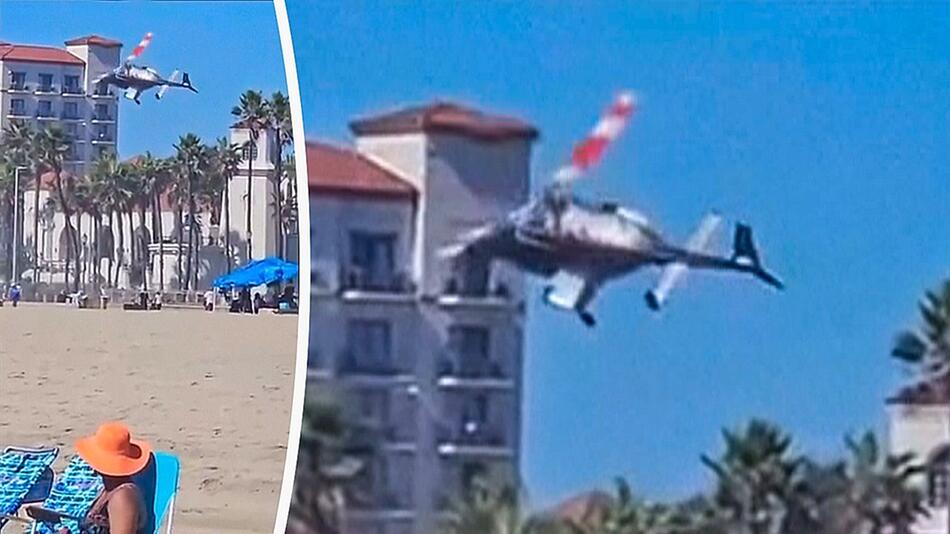 Hubschrauber gerät über Strand ausser Kontrolle: Fünf Verletzte in Kalifornien