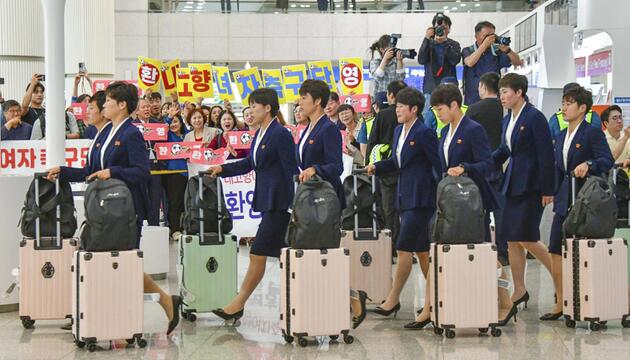 Nordkorea, Südkorea, Fussball, Asian Champions League der Frauen, Diplomatie