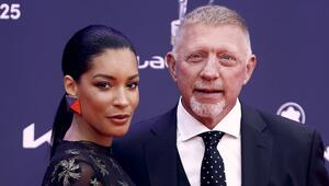 Boris Becker und Ehefrau Lilian de Carvalho Monteiro bei den Laureus World Sports Awards in Madrid.