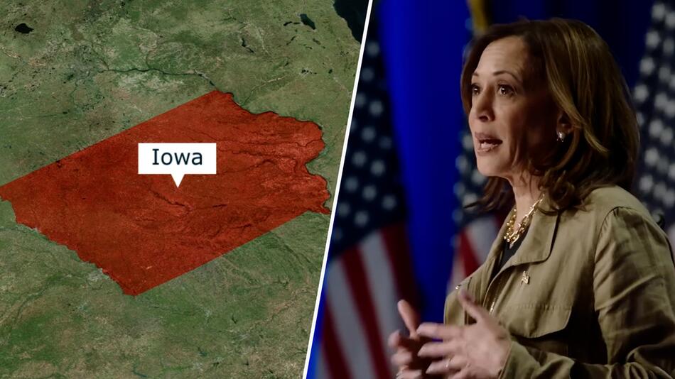 KORREKTUR! Umfrage in Iowa: Kamala Harris zieht überraschend an Trump vorbei!