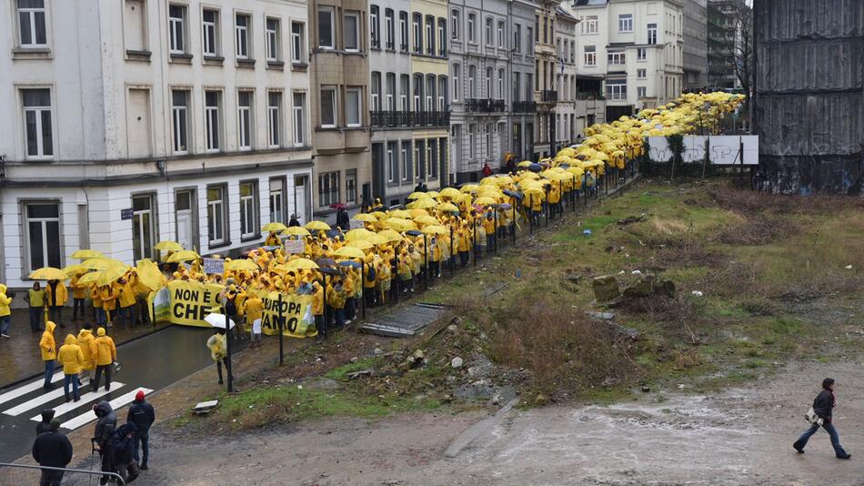 Treffen der EU-Landwirtschaftsminister - Proteste