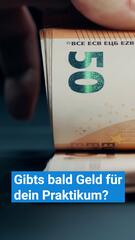 Gibts bald Geld für dein Praktikum?