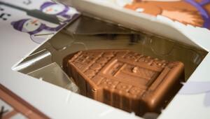 Schokolade in einem Adventskalender