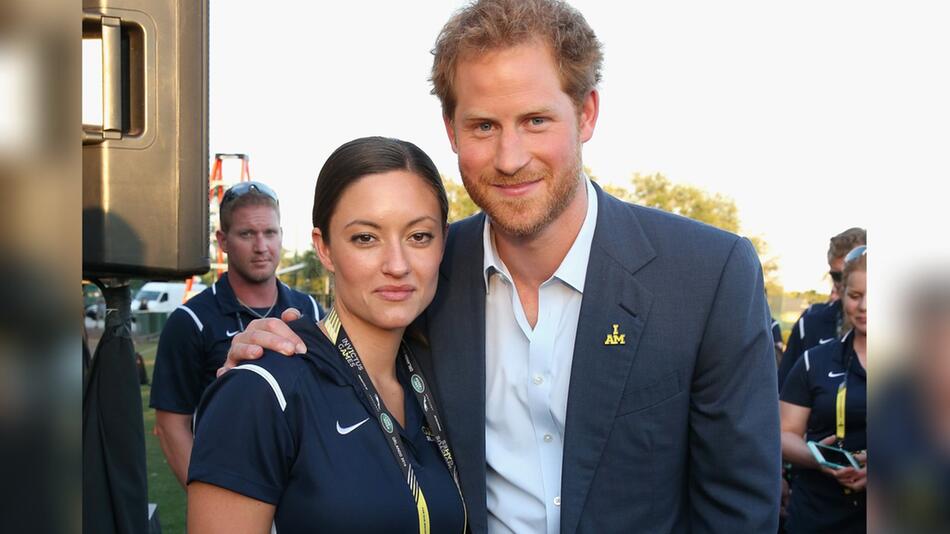 Elizabeth Marks und Prinz Harry bei den Invictus Games 2016.