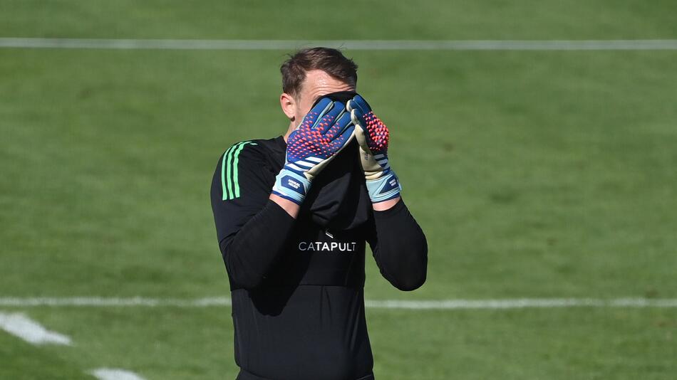 Manuel Neuer beim Training