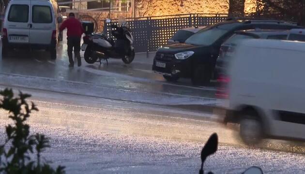 Mittelmeerinsel in weiss - Hagel auf Ibiza