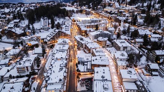 Schweizer Skiort Crans-Montana