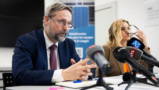 Der Schweizer Botschafter Olivier Bangerter