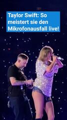 Taylor Swift: So meistert sie den Mikrofonausfall live!