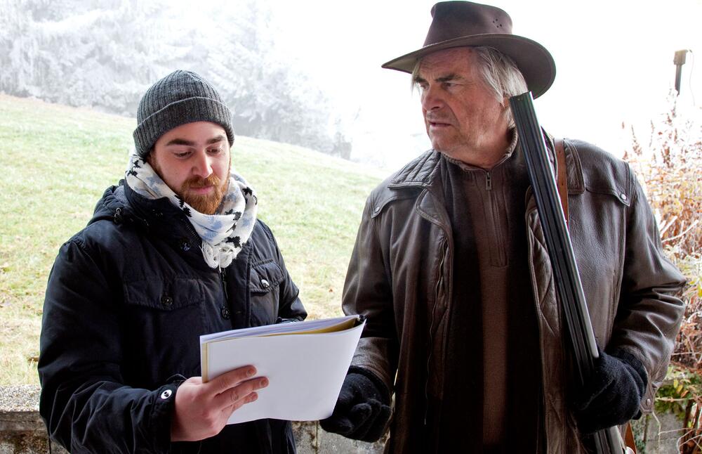 Stefan Müller, Peter Simonischek in "Biest"