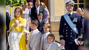 Prinz Alexander (l.) mit seinen Geschwistern Prinz Gabriel, Prinz Julian, Prinzessin Ines und ...