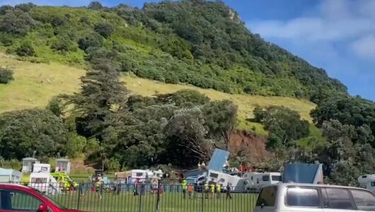 Erdrutsch in Neuseeland