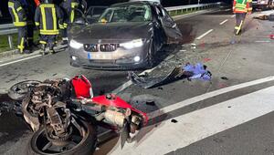 Motorradunfall auf der Bundesstrasse 13