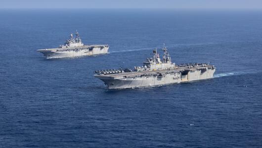 Die USS Tripoli ist im Nahen Osten eingetroffen.