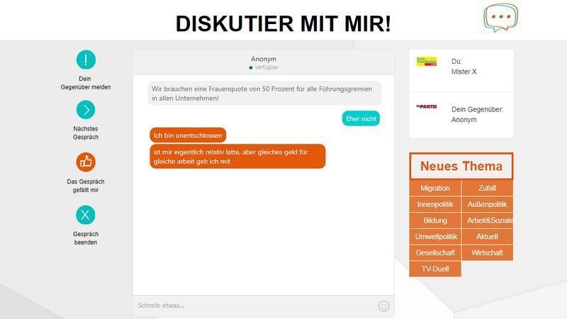 «Diskutier Mit Mir»