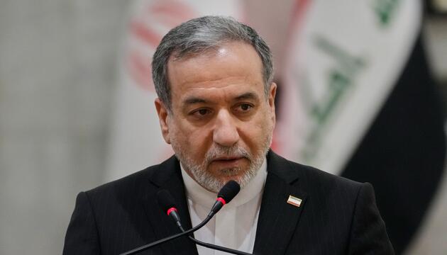 Irans Aussenminister Abbas Araghtschi  im Irak