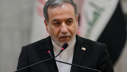 Irans Aussenminister Abbas Araghtschi  im Irak