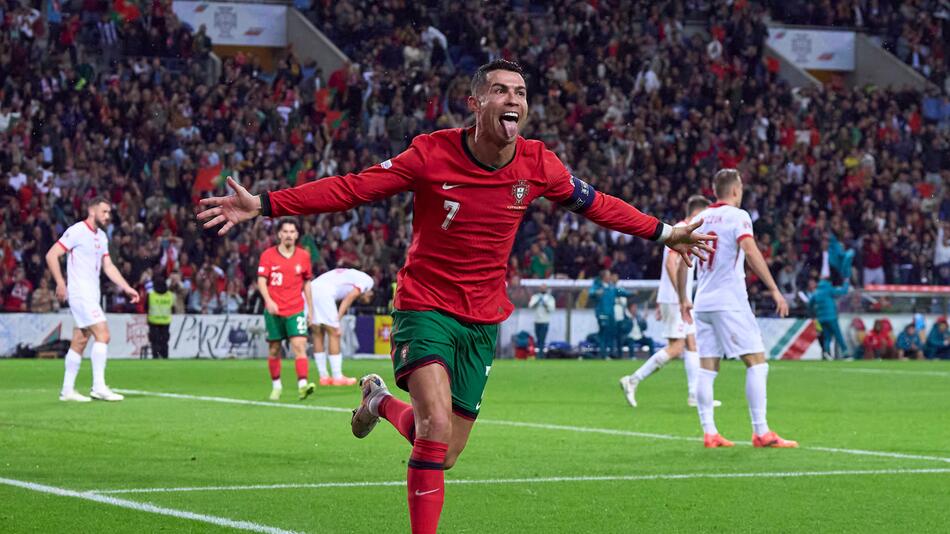 Cristiano Ronaldo hat beim Sieg von Portugal gegen Polen erneut getroffen.