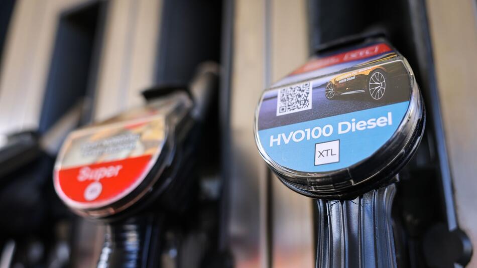 Tankstelle mit HVO100 Diesel