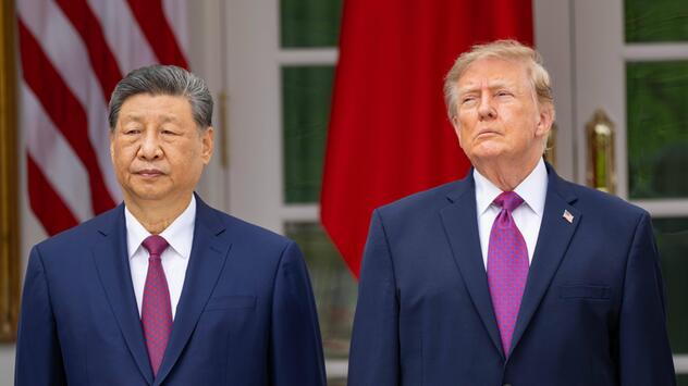Donald Trump und der chinesische Präsident Xi Jinping
