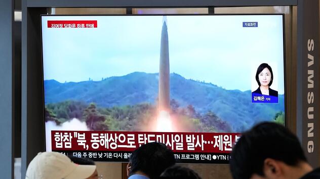 Nordkorea feuert ballistische Rakete