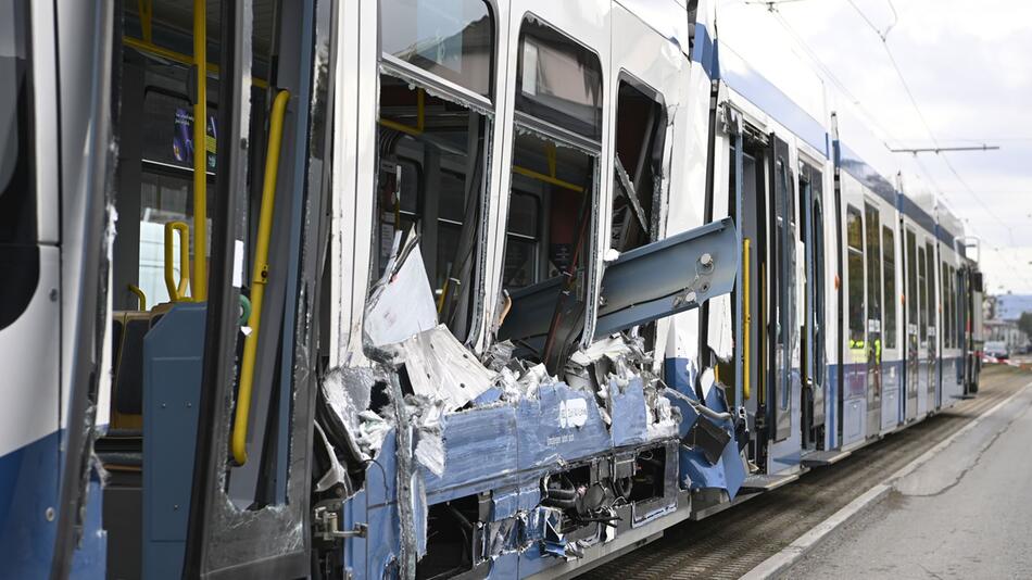 Strassenbahnunfall in Zürich
