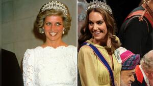 Prinzessin Diana trug ihre Tiara häufig - hier etwa 1985 bei einem Besuch in Washington. Ihre ...