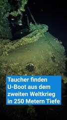 Es lag 83 Jahre im Mittelmeer: Taucher finden britisches U-Boot