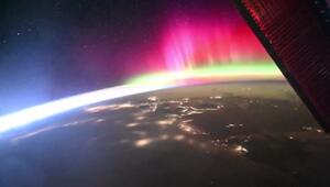 Astronaut filmt Polarlichter vom All aus