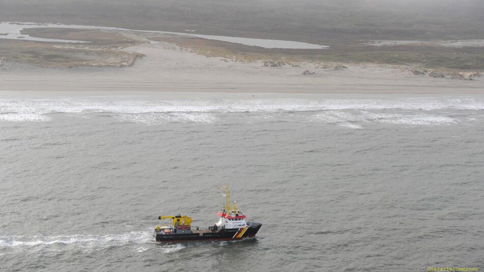 Frachter verliert Container in der Nordsee