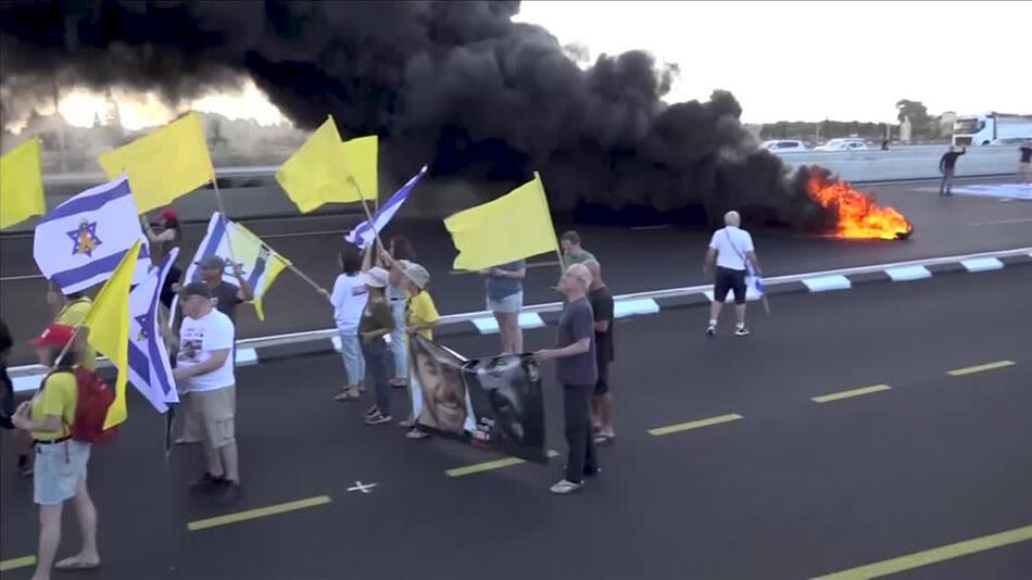 Tag der Störung: Demonstranten in Israel machen Druck auf Netanjahu