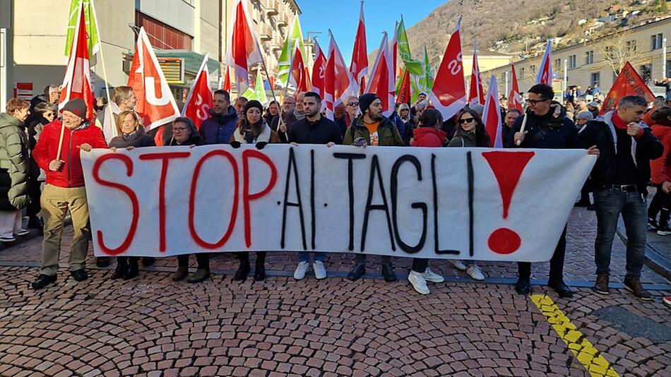 Proteste in Bellinzona