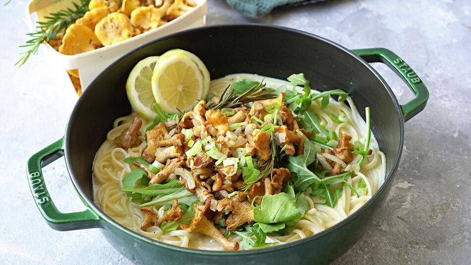 Linguine mit Pfifferlingen