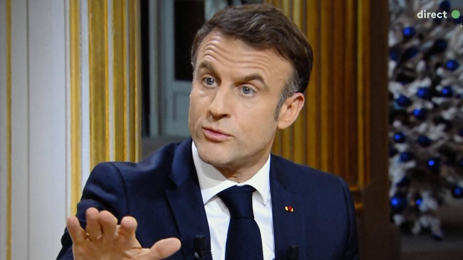 Verschafft sich regelmässig den Frische-Kick: Emmanuel Macron