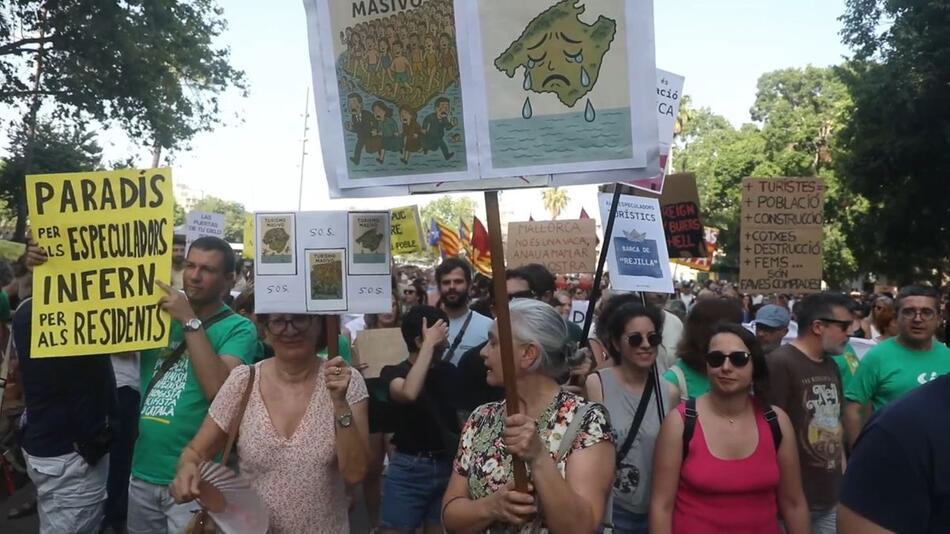 Massentourismus auf Mallorca: Proteste gegen Besucheransturm