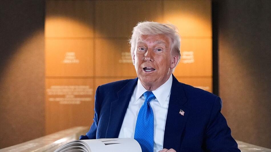 US-Präsident Trump im Nahen Osten - Abu Dhabi