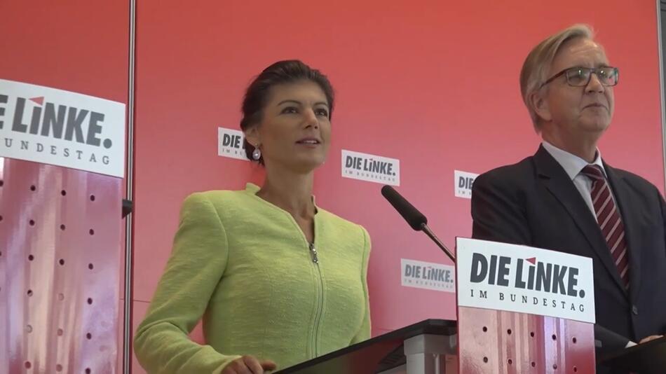 Sahra Wagenknecht hat vor dem 3. Oktober die Grünen attackiert.