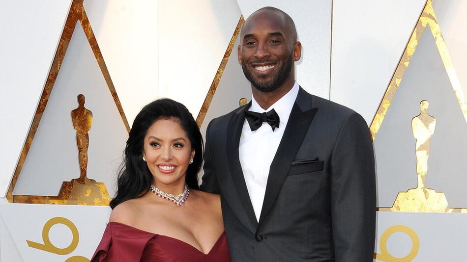 Vanessa und Kobe Bryant bei den Oscars 2018.